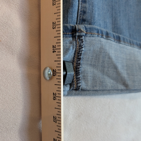 Levi's 505 Women's Cropped Jeans Sz 14 - Picture 6 of 10